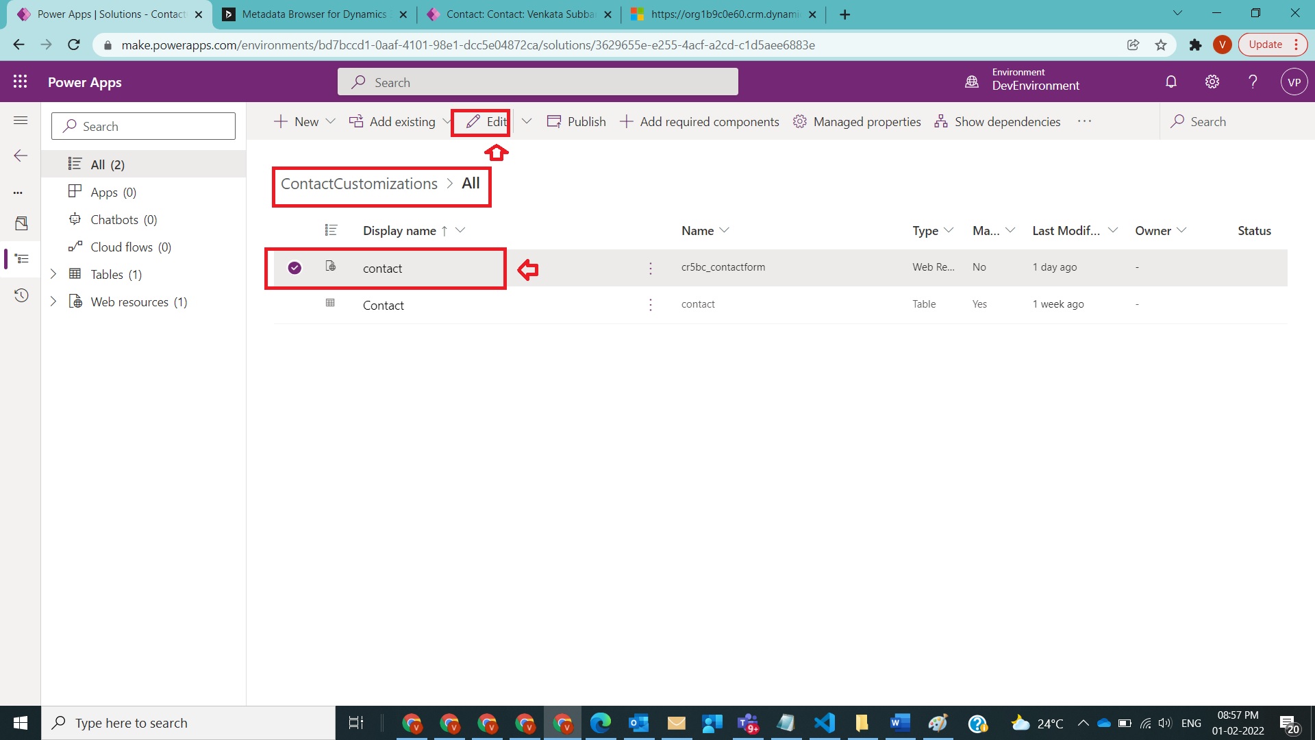 Pass Parameters To A Webresource In Dynamics CRM